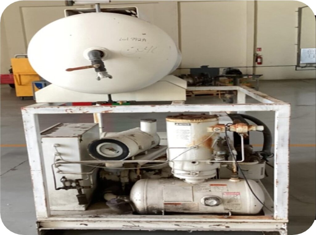 DESIGNATION : COMPRESSEUR D’AIR
MARQUE : GARDNER DENVER
MODEL : EDEOHF